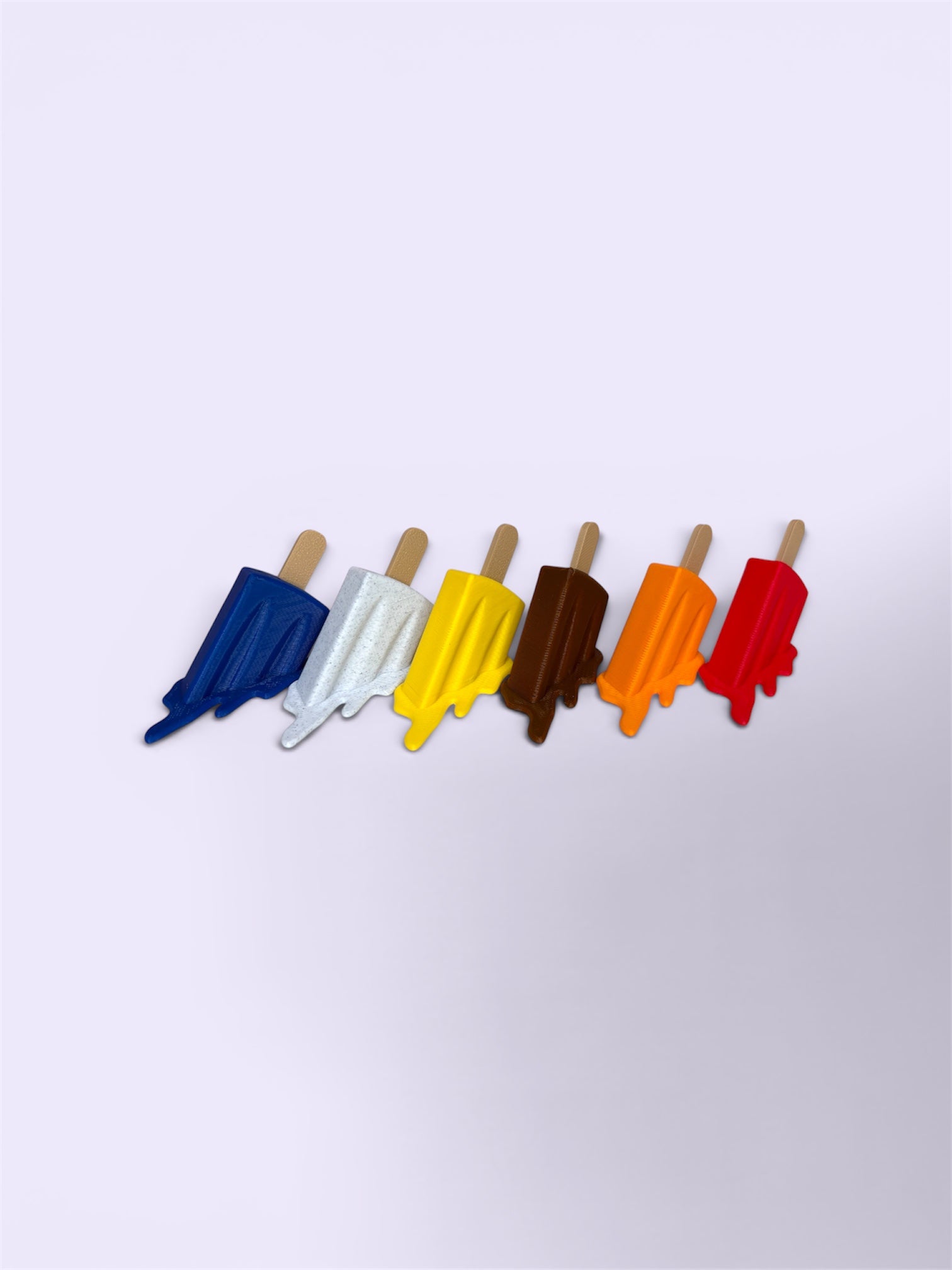 Mini Melting Popsicle Magnets - 6pcs