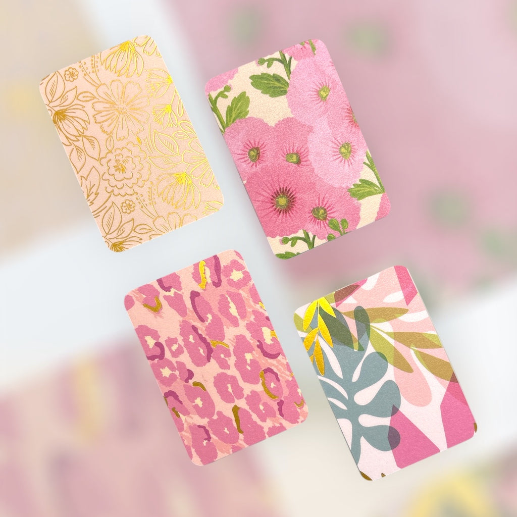 Decorative Wallet Cards 4pcs