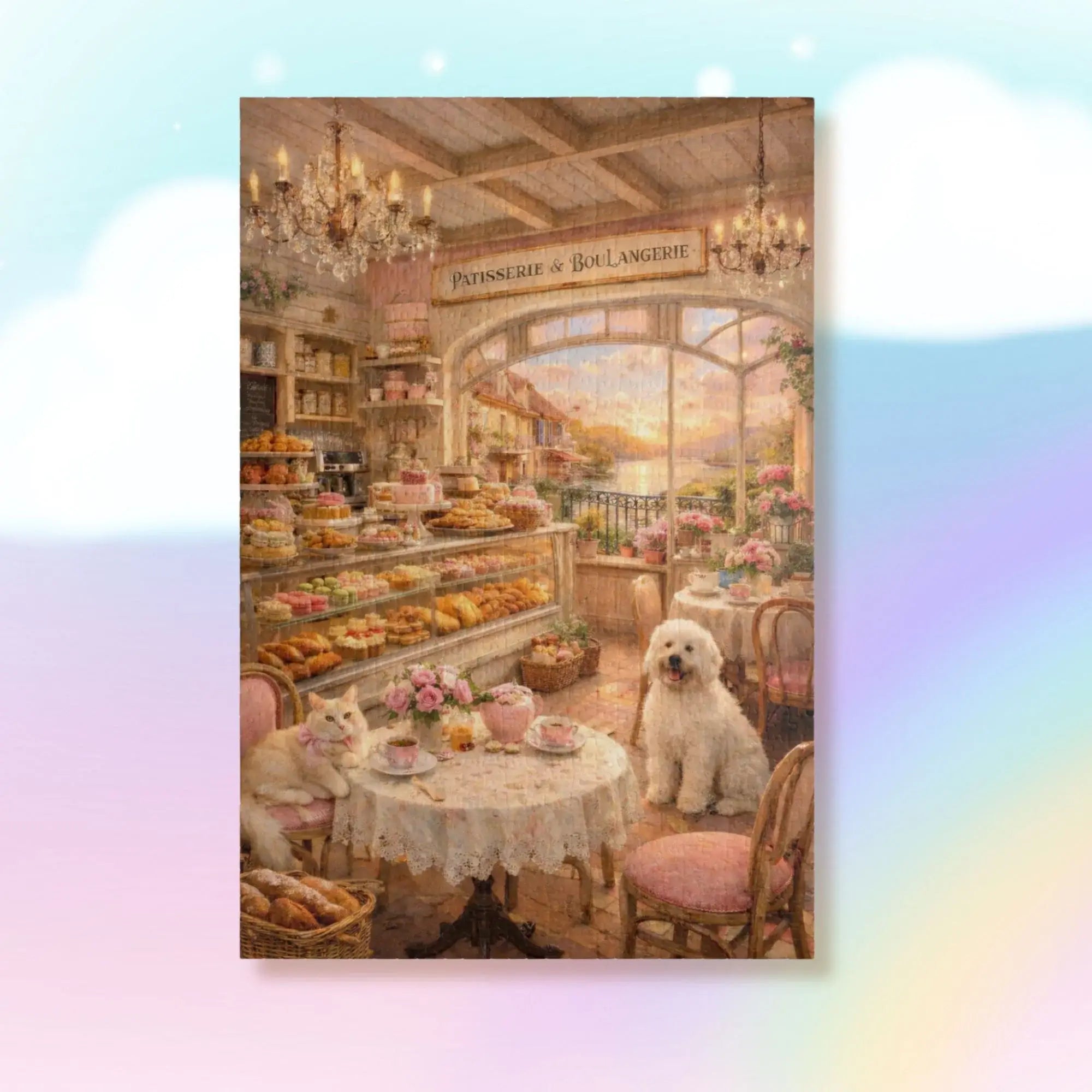 Cozy French Bakery Puzzle - 1014pcs - Pink Sweetheart