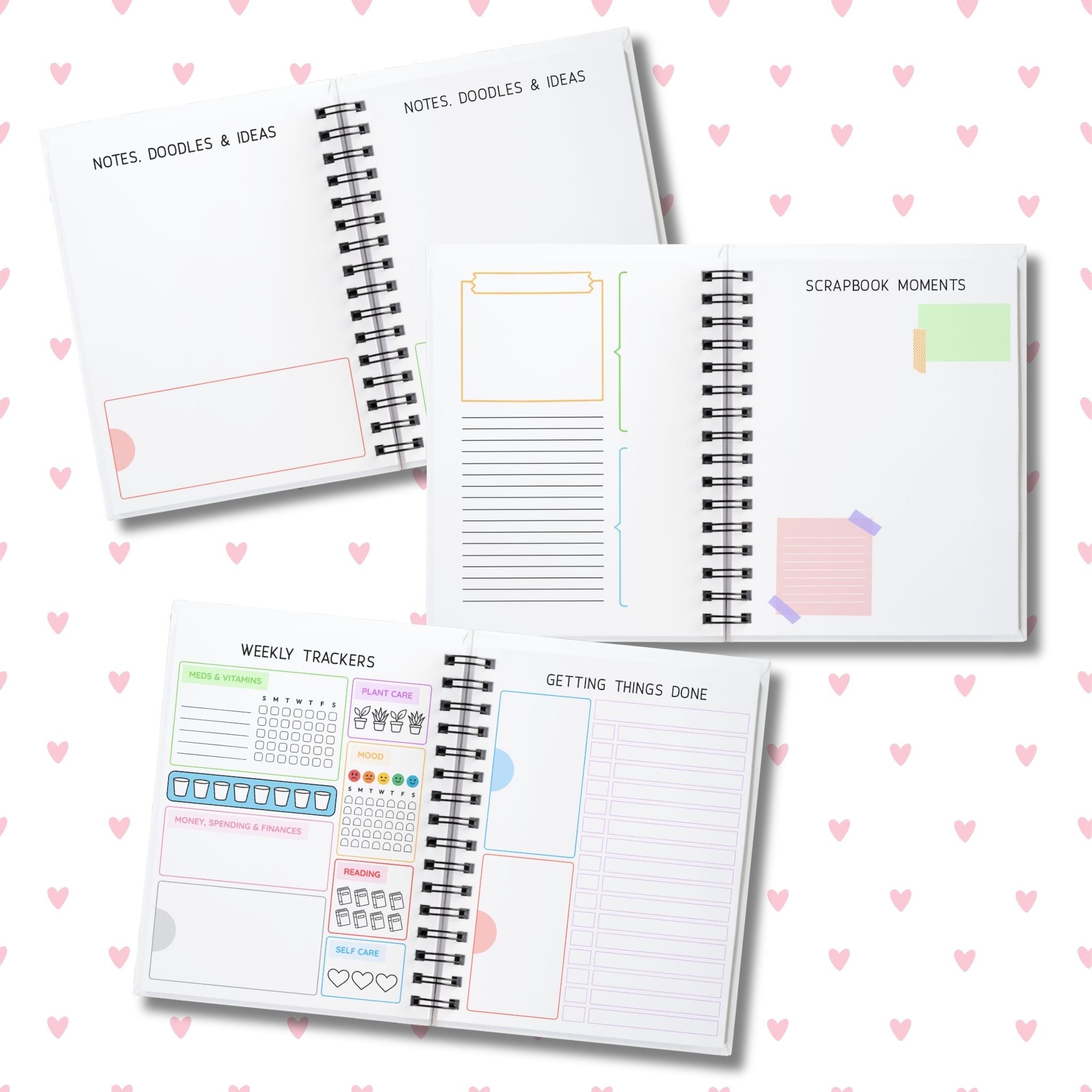 6 Month Undated Hardcover Planner