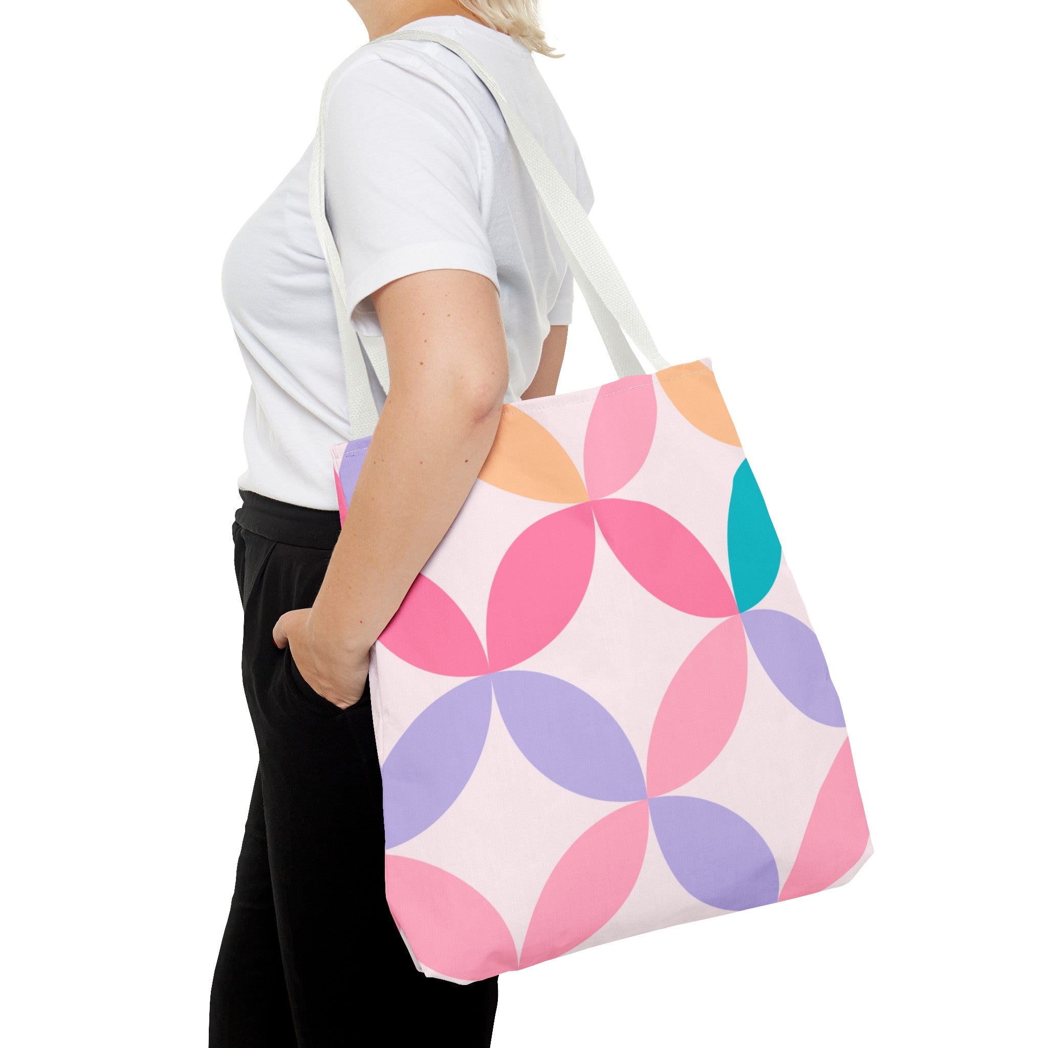 Pastel Geometric Tote Bag