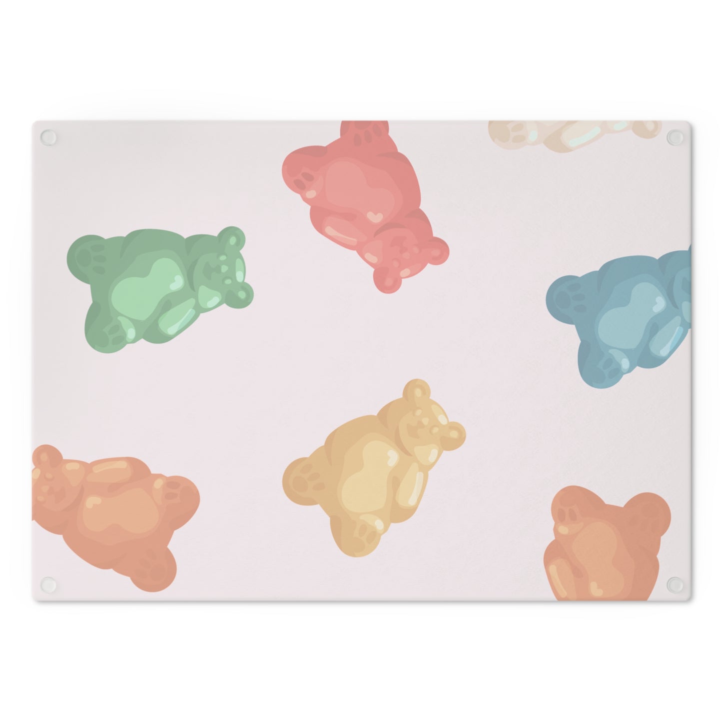 Gummy Bear Glass Cutting Board