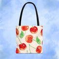 Sweet Picked Cherries Tote Bag - Pink Sweetheart