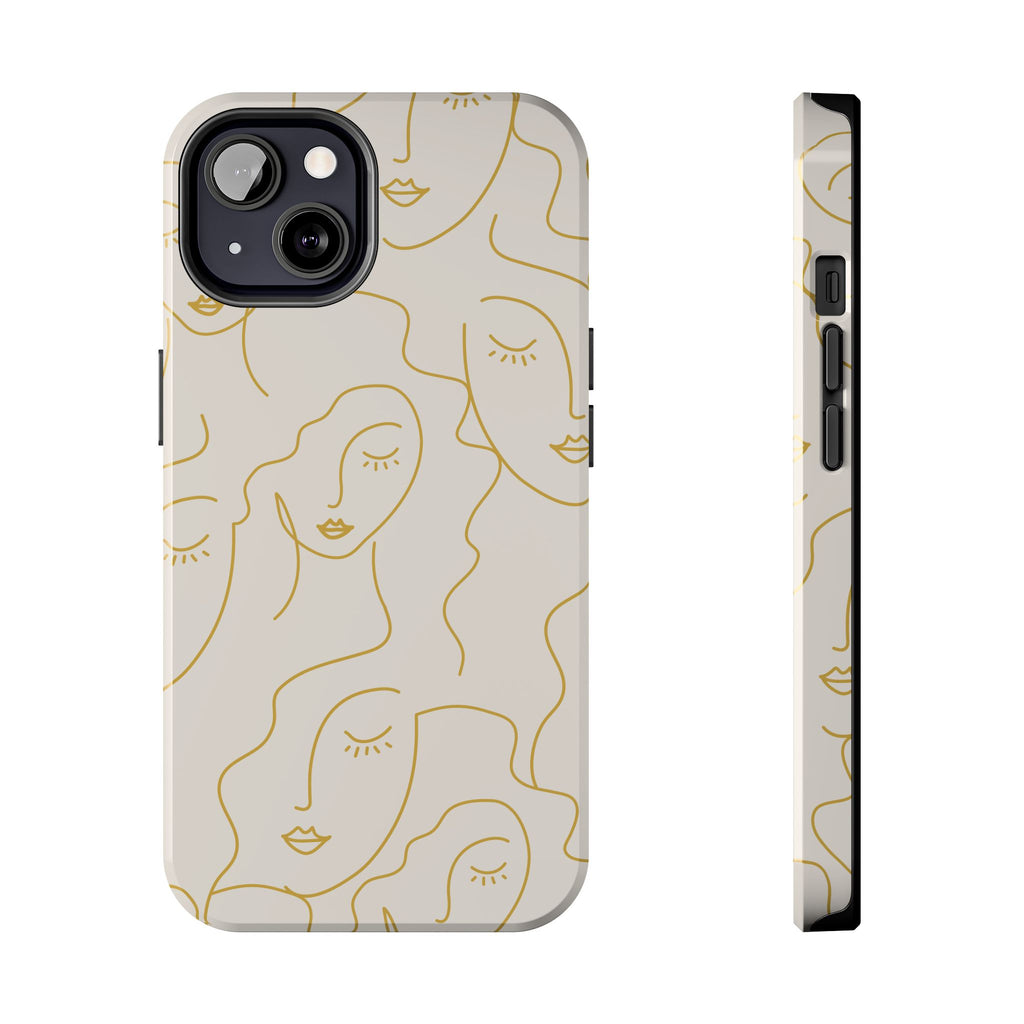 Minimalist Woman Phone Case (Apple & Android)
