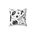 Witches Recipe Square Pillow - Pink Sweetheart