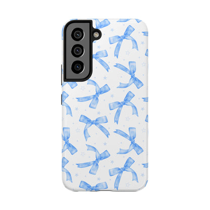 Lacey Baby Blue Ribbons Phone Case