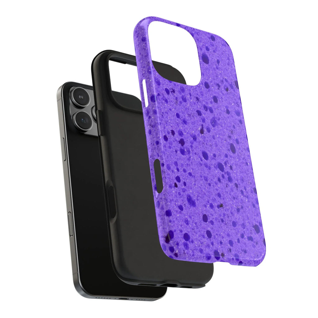 Purple Sponge Phone Case (Apple & Android) - Pink Sweetheart