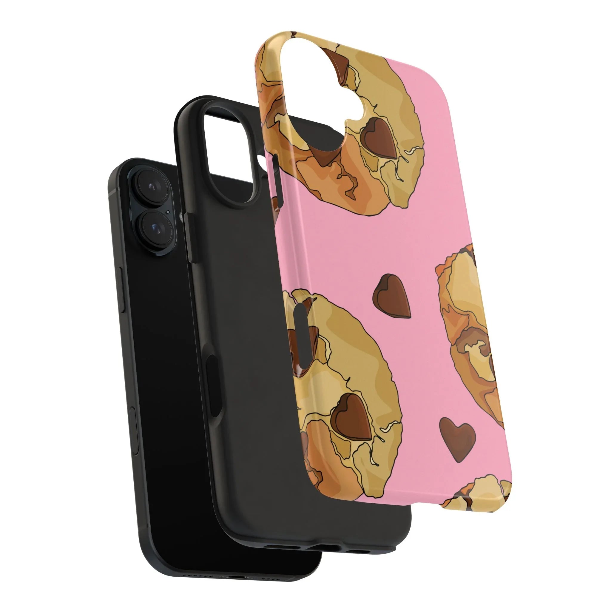 Chocolate Chip Cookies Phone Case (Apple & Android) - Pink Sweetheart
