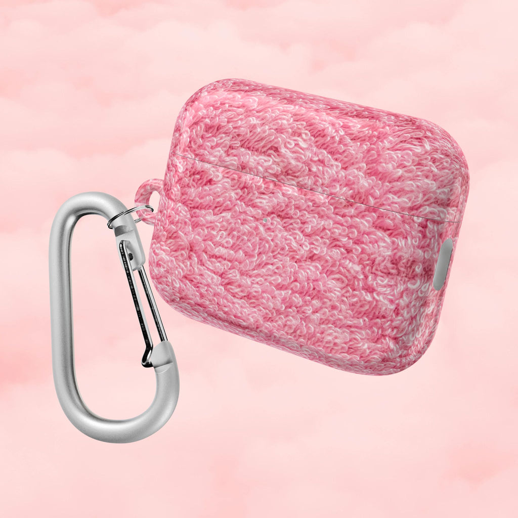 Pink Shag Rug AirPod Case
