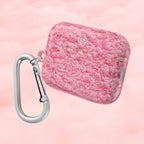 Pink Shag Rug AirPod Case