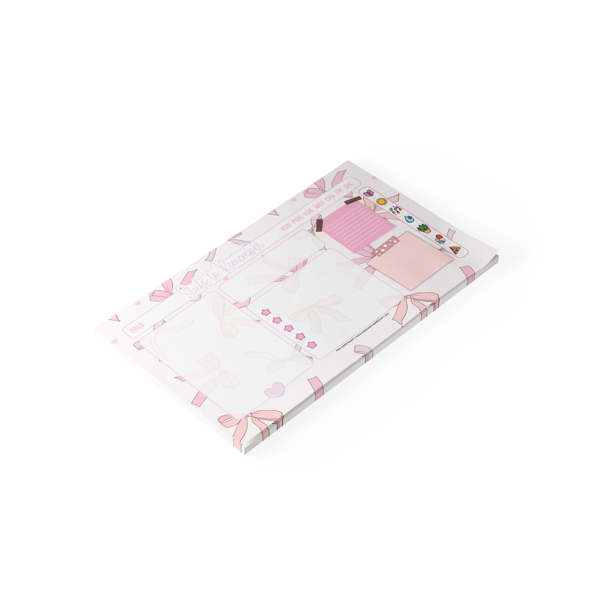 Lovely Bows Sticky Note Pad