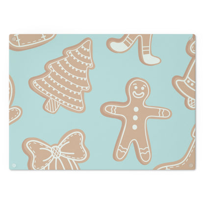 Gingerbread Glass Cutting Board