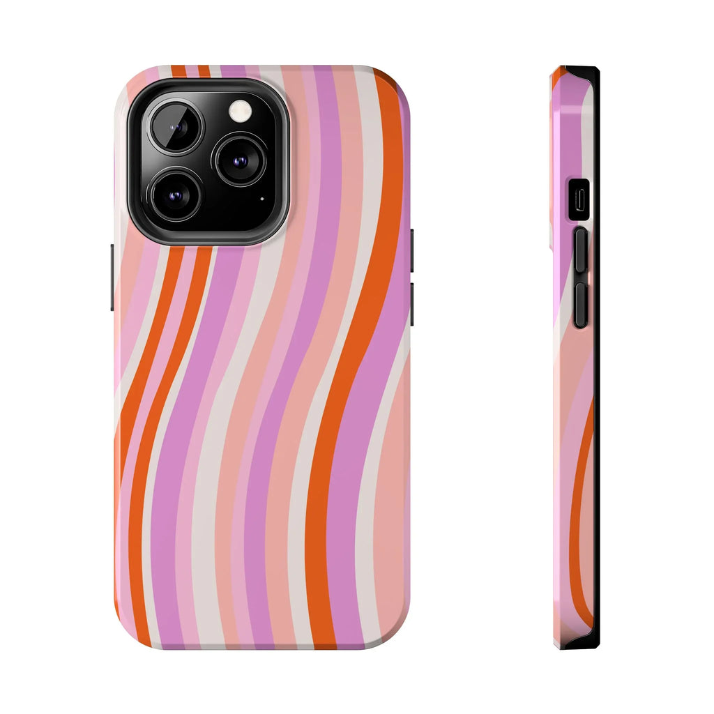Wave Nostalgia Phone Case (Apple & Android) - Pink Sweetheart