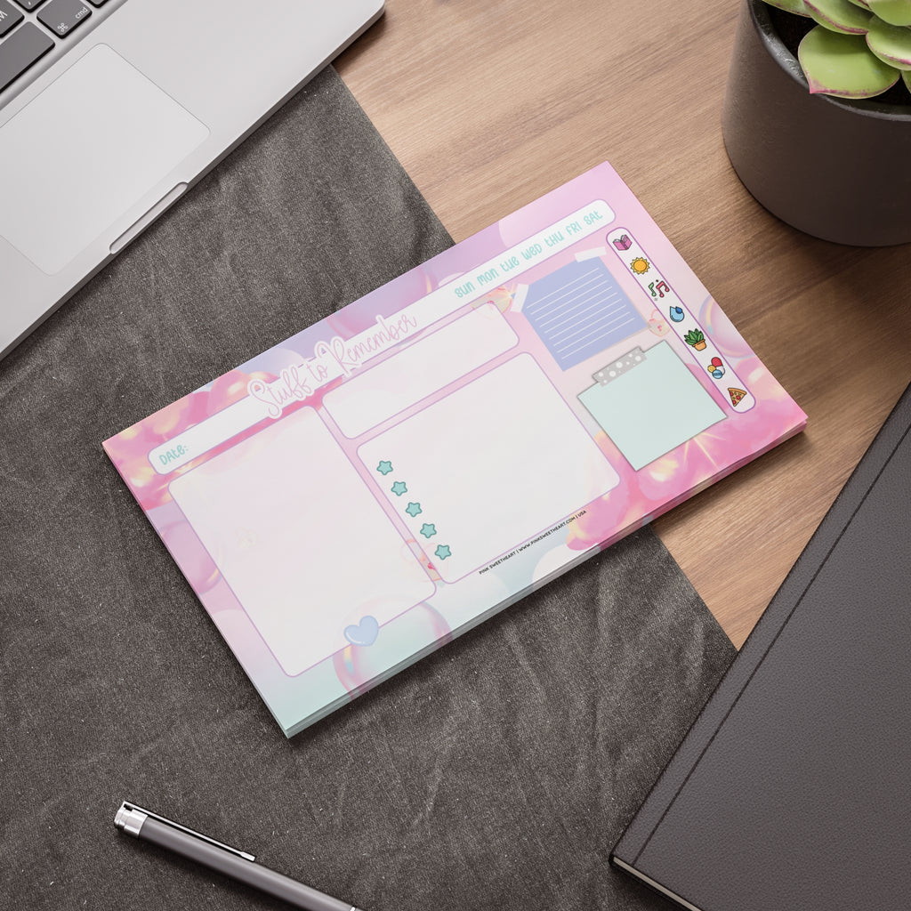 Pastel Dreamland Sticky Note Pad