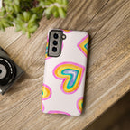 Rainbow Hearts Phone Case (Apple & Android)