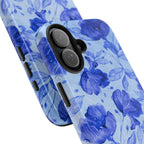 Blue Floral Pattern Phone Case (Apple & Android)