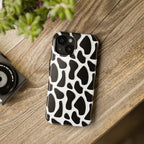 Spotted Animal Print Phone Case (Apple & Android) - Pink Sweetheart