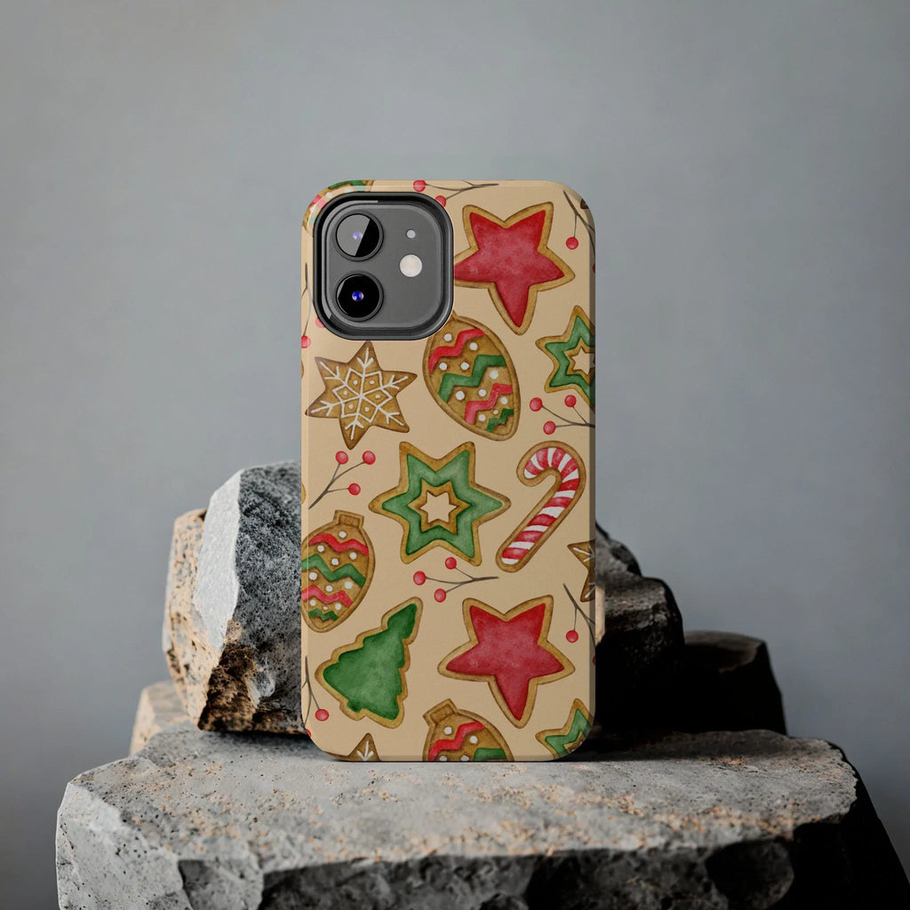 Xmas Holiday Cheer Phone Case (Apple & Android) - Pink Sweetheart