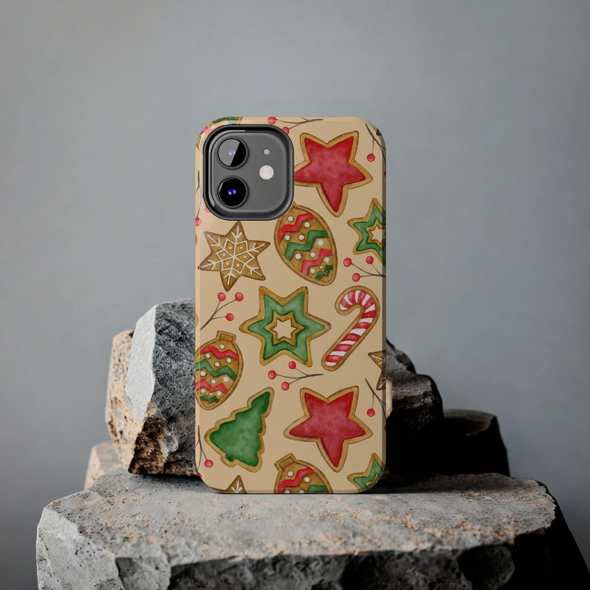 Xmas Holiday Cheer Phone Case (Apple & Android) - Pink Sweetheart