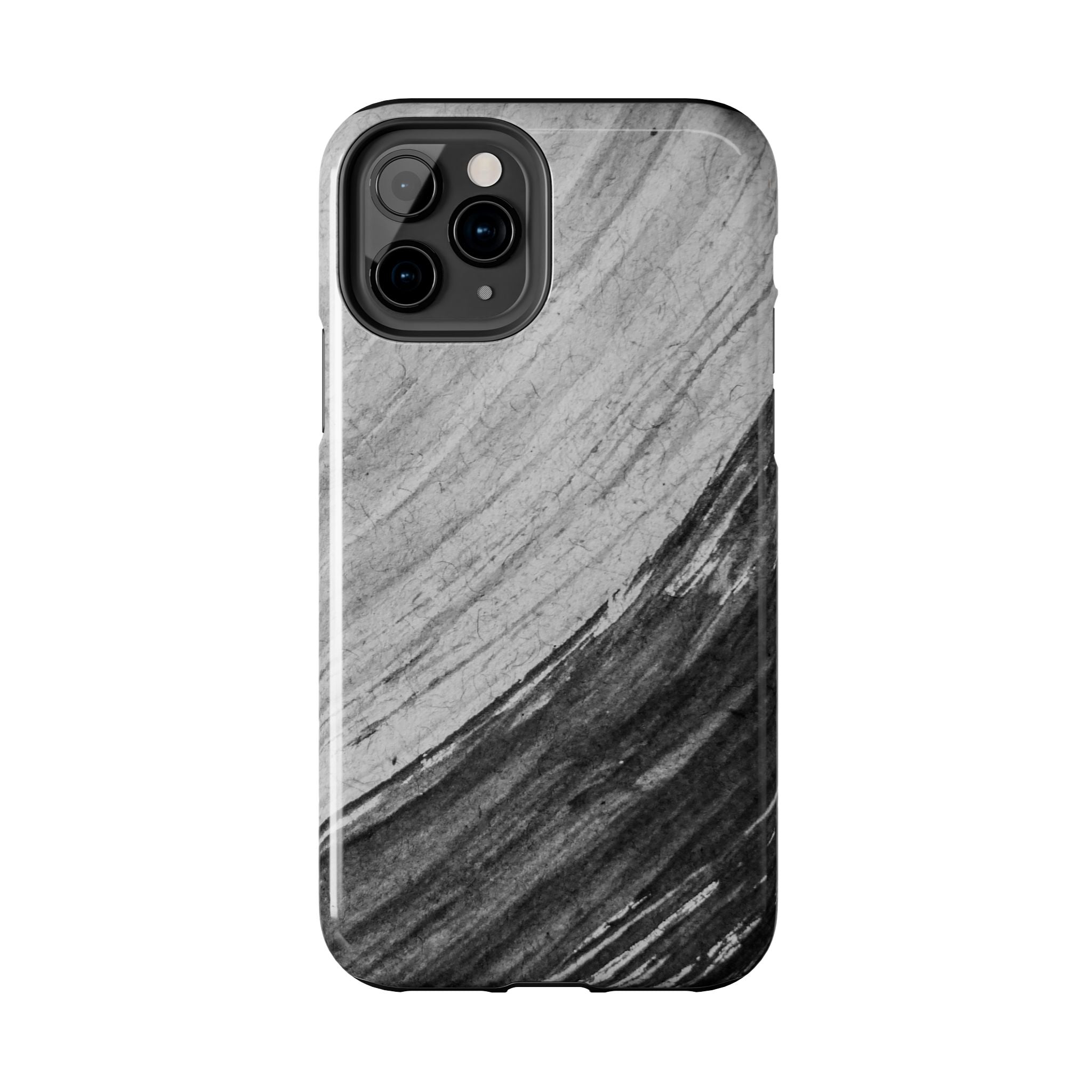 Black & Gray Phone Case (Apple & Android)