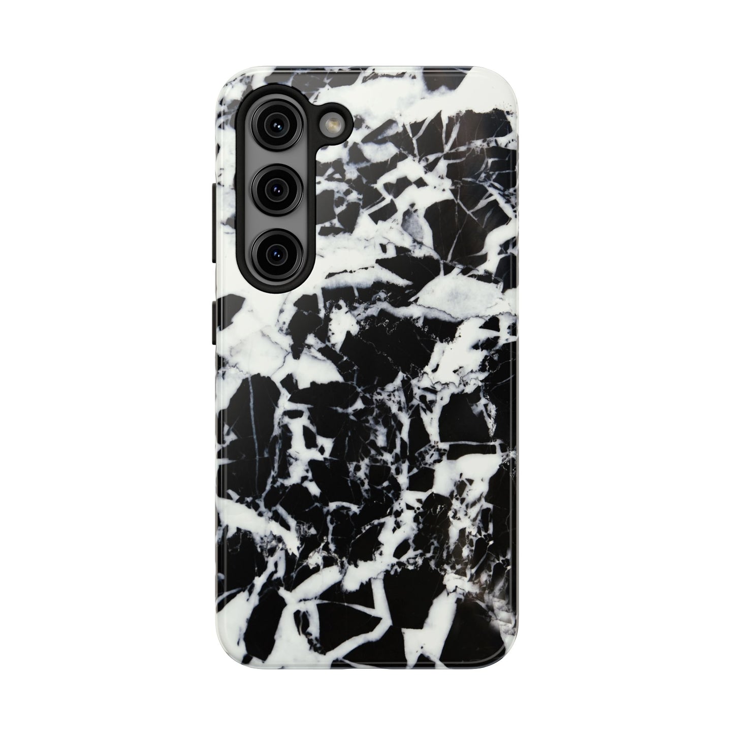 Black & White Shattered Phone Case