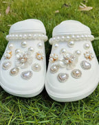 Darling Vintage Pearl Clog Charms Set