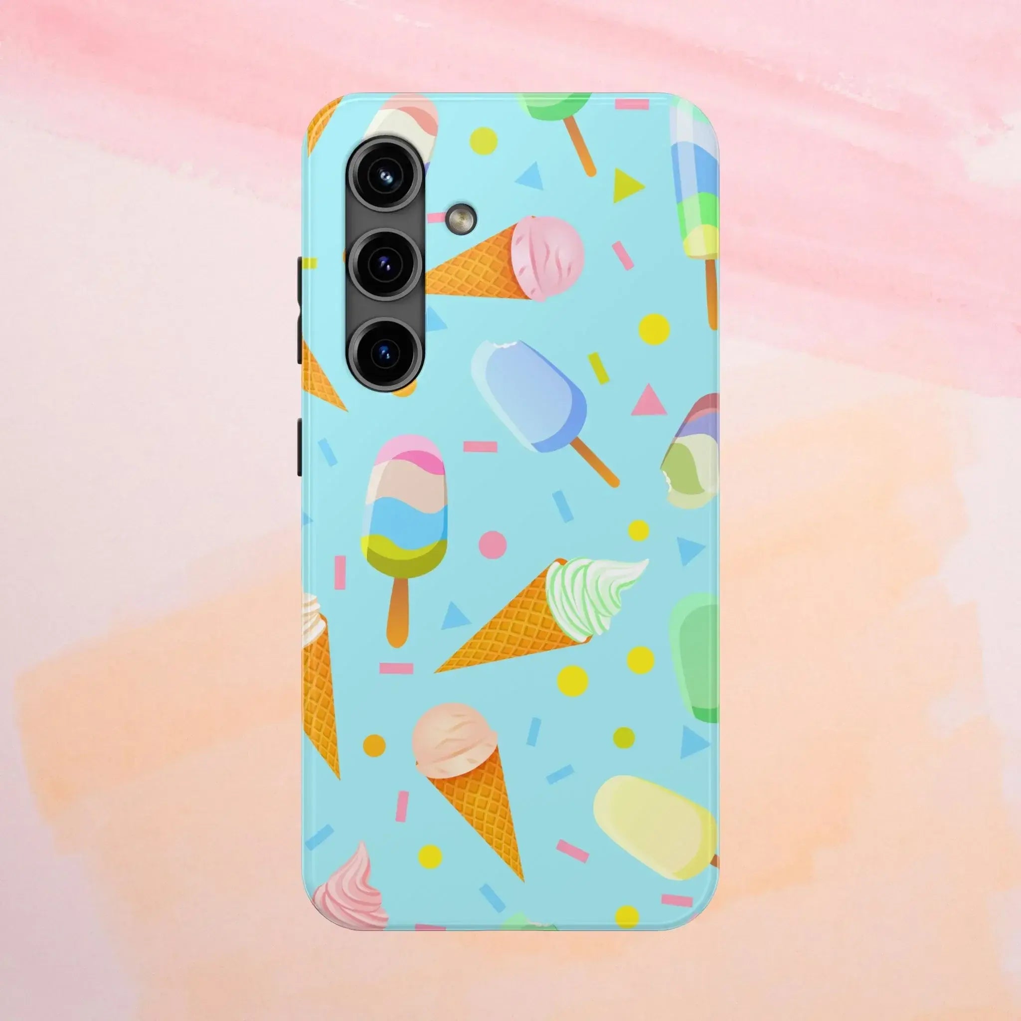 Ice Cream Festival Phone Case (Apple & Android) - Pink Sweetheart