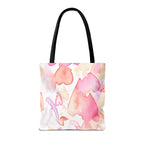 Watercolor Valentine Hearts Tote Bag