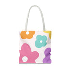 Retro Floral Tote Bag