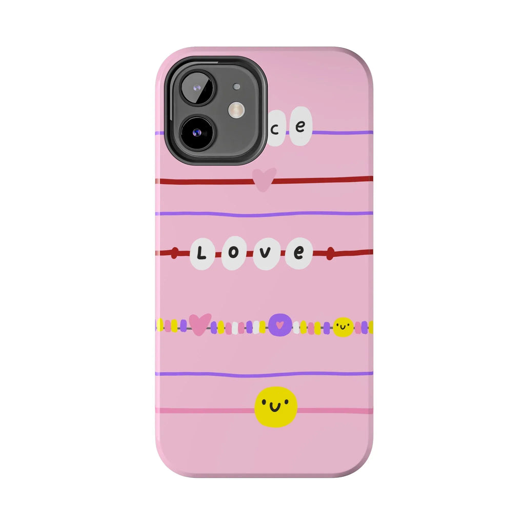 Bestie Bracelets Phone Case (Apple & Android) - Pink Sweetheart