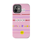 Bestie Bracelets Phone Case (Apple & Android) - Pink Sweetheart