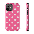Pink Polka Dot Phone Case (Apple & Android)