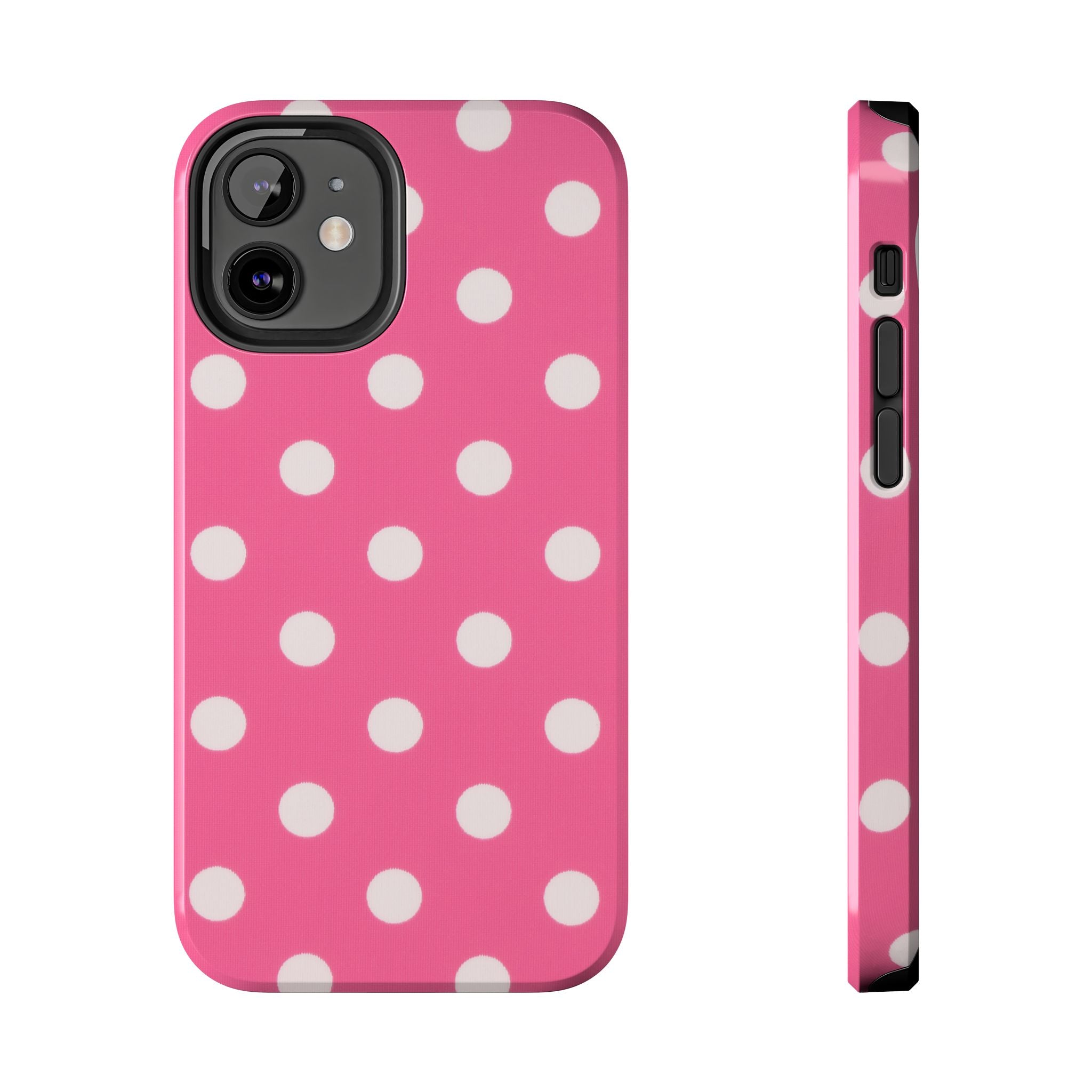 Pink Polka Dot Phone Case (Apple & Android)
