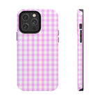 Pink Gingham Phone Case (Apple & Android)
