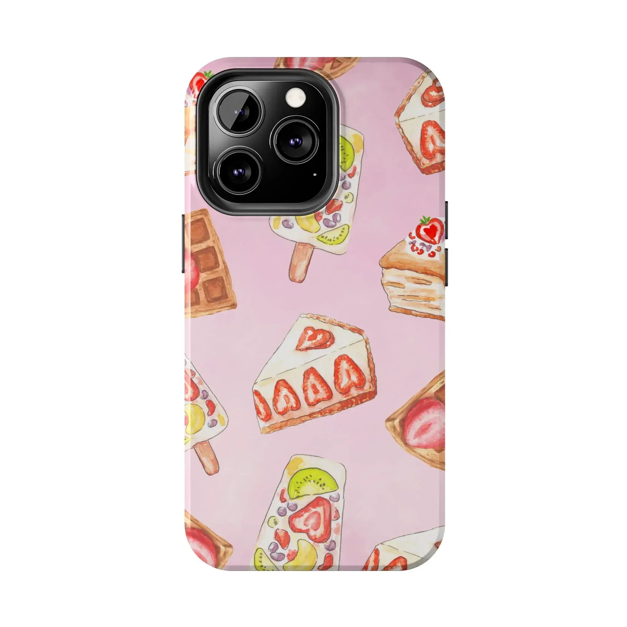 Tasty Pastry Treats Phone Case (Apple & Android) - Pink Sweetheart