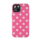 Pink Polka Dot Phone Case (Apple & Android)