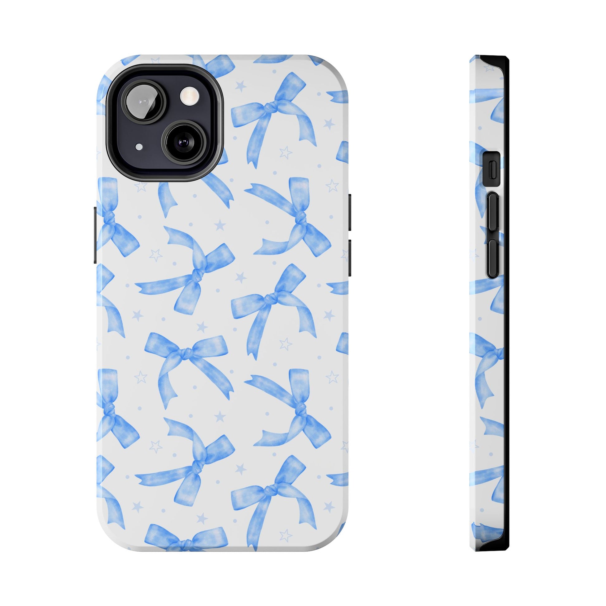 Lacey Baby Blue Ribbons Phone Case (Apple & Android)