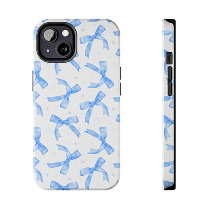 Lacey Baby Blue Ribbons Phone Case