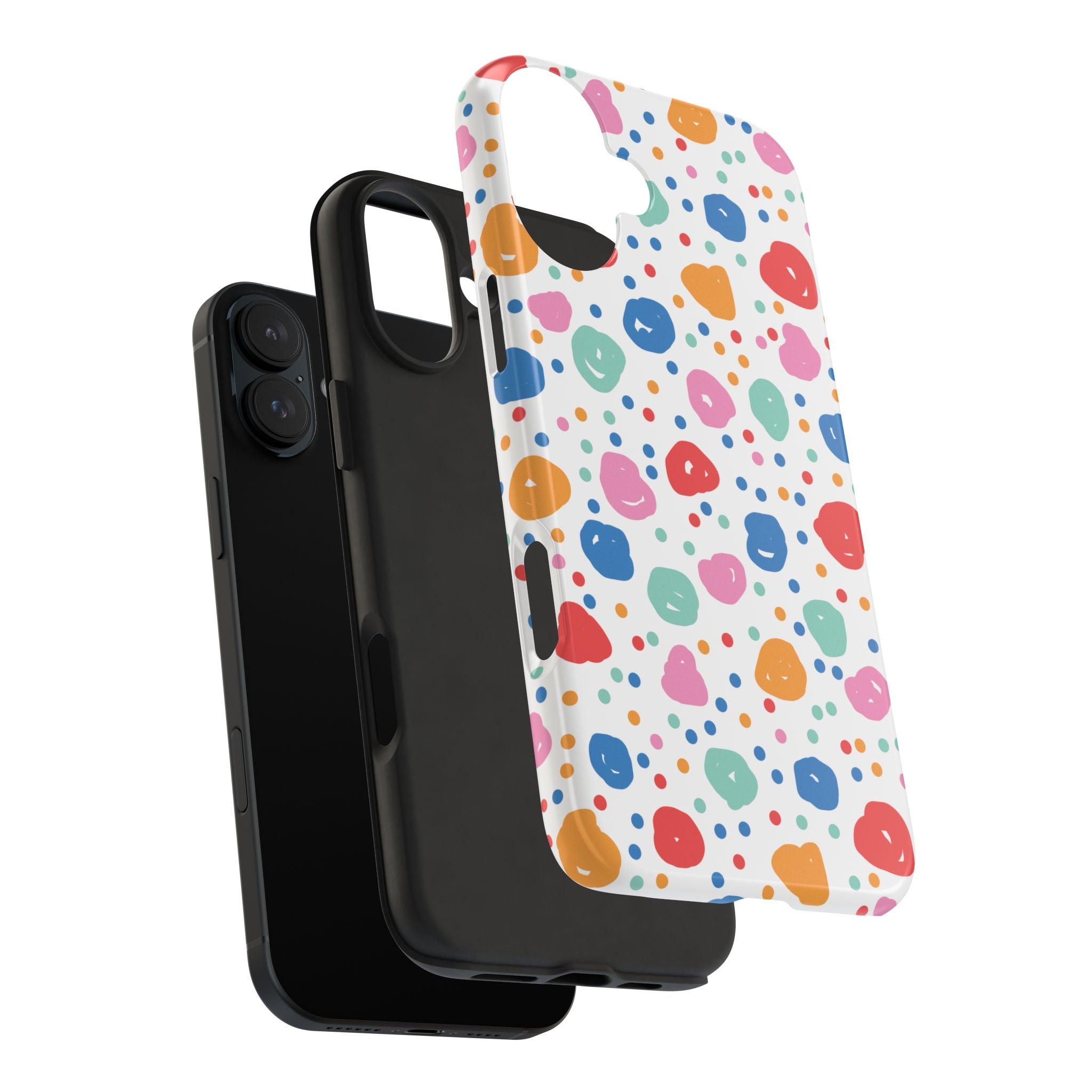 Seamless Hand Drawn Polka Phone Case (Apple & Android)
