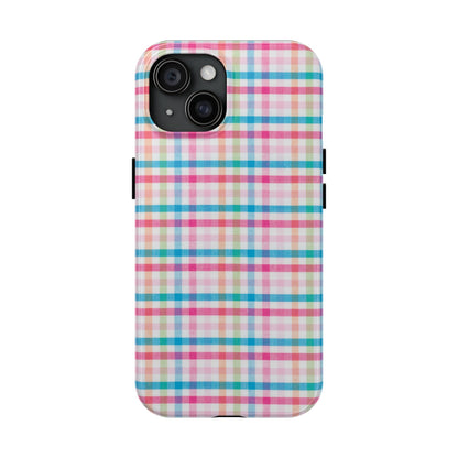 Checked Pattern Phone Case