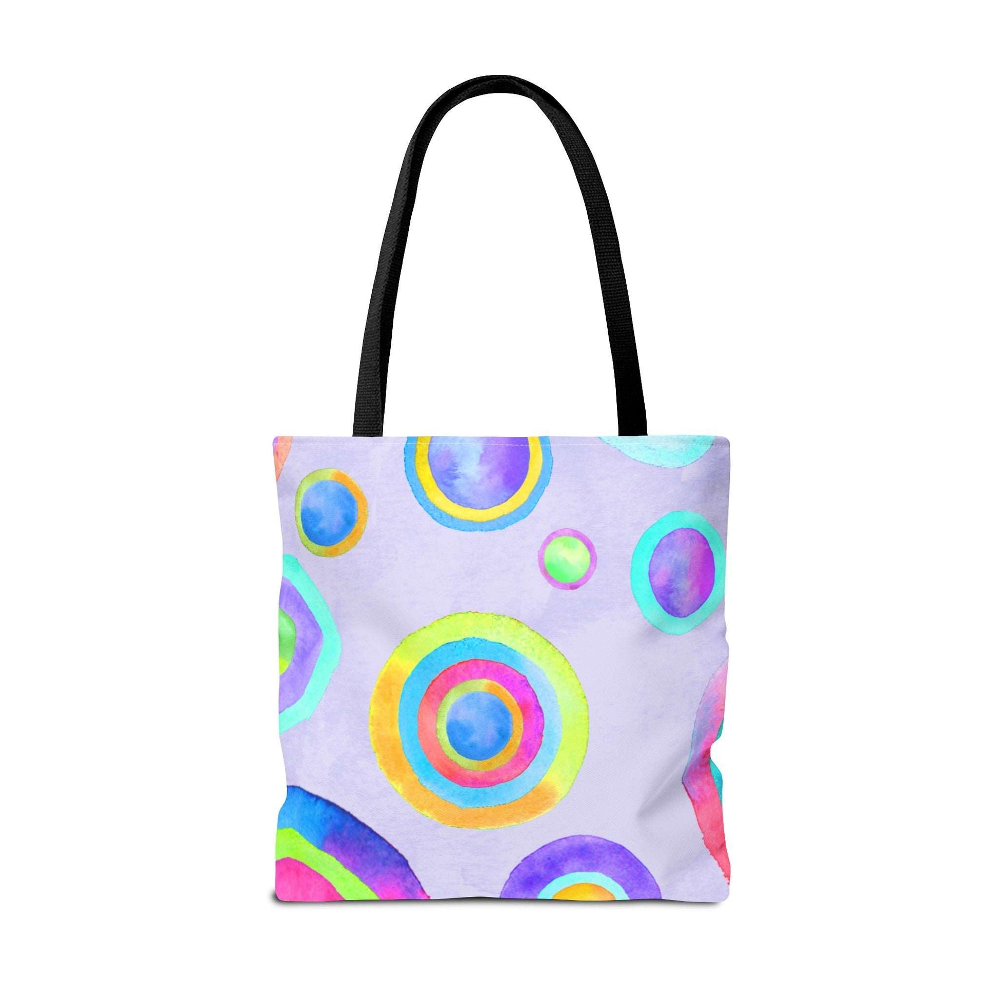 Abstract Painted Circles Tote Bag