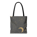 Sun & Moon Abstract Tote Bag