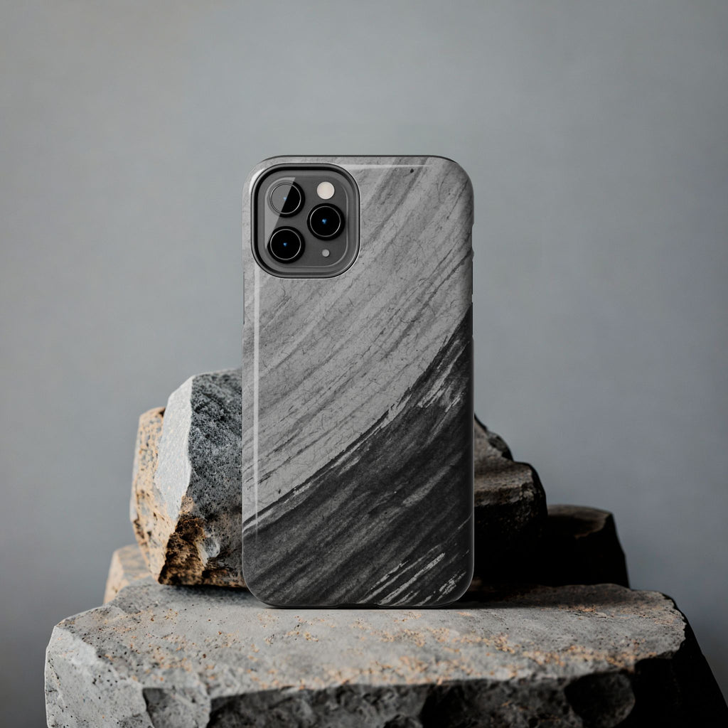 Black & Gray Phone Case (Apple & Android)