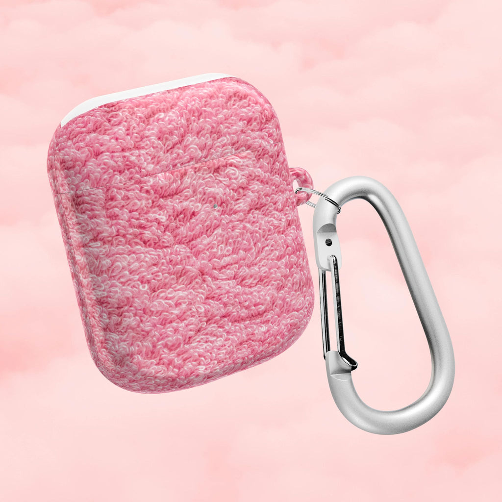 Pink Shag Rug AirPod Case