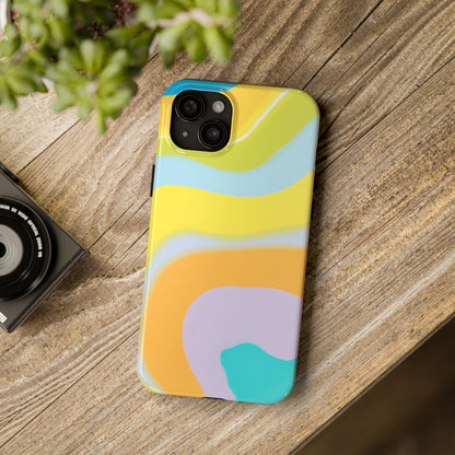 Colorful Pastel Marble Pattern Phone Case