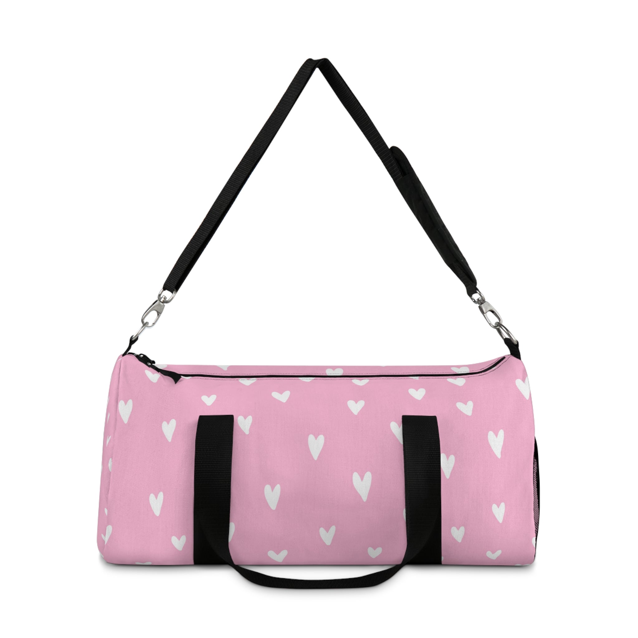 Full of Hearts Pink Duffel Bag