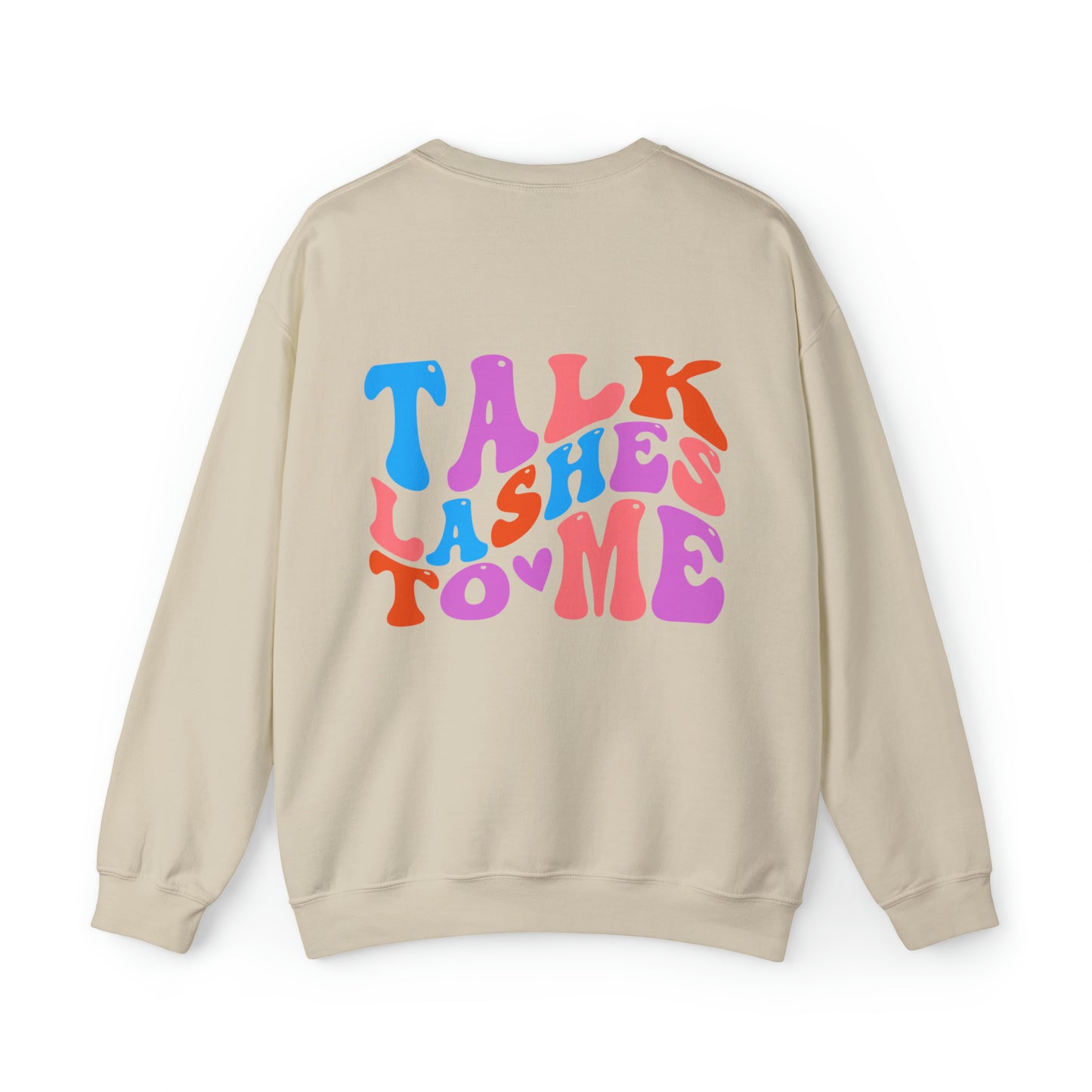 Talk Lashes to Me Unisex Heavy Blend™ Crewneck Sweatshirt