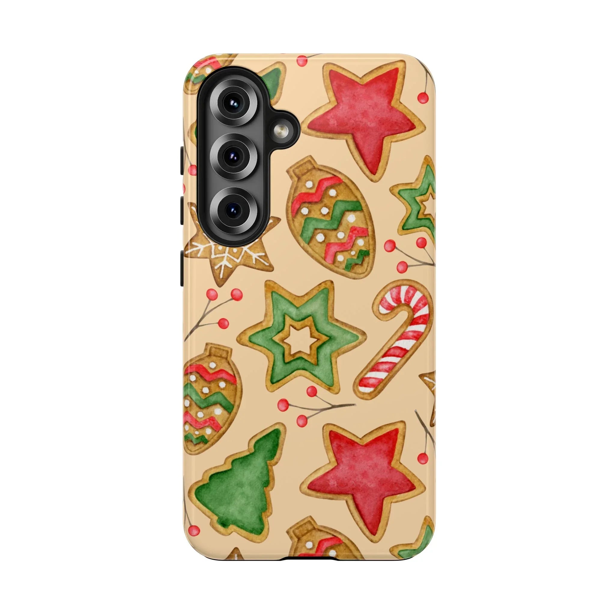 Xmas Holiday Cheer Phone Case (Apple & Android) - Pink Sweetheart
