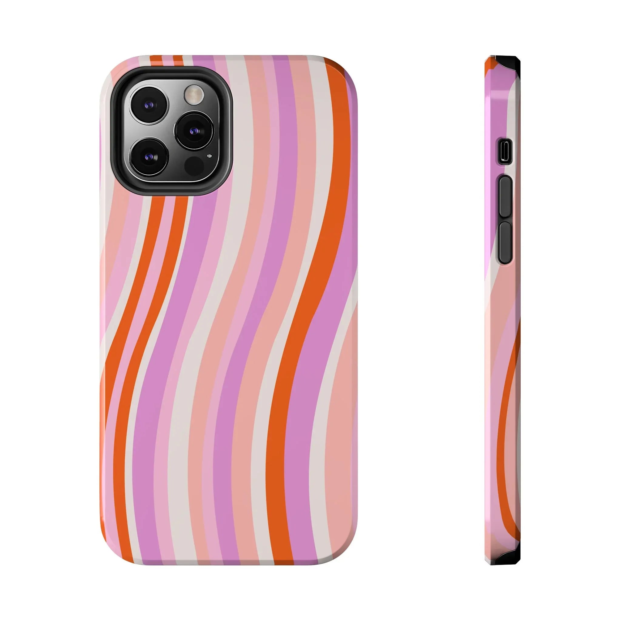 Wave Nostalgia Phone Case (Apple & Android) - Pink Sweetheart