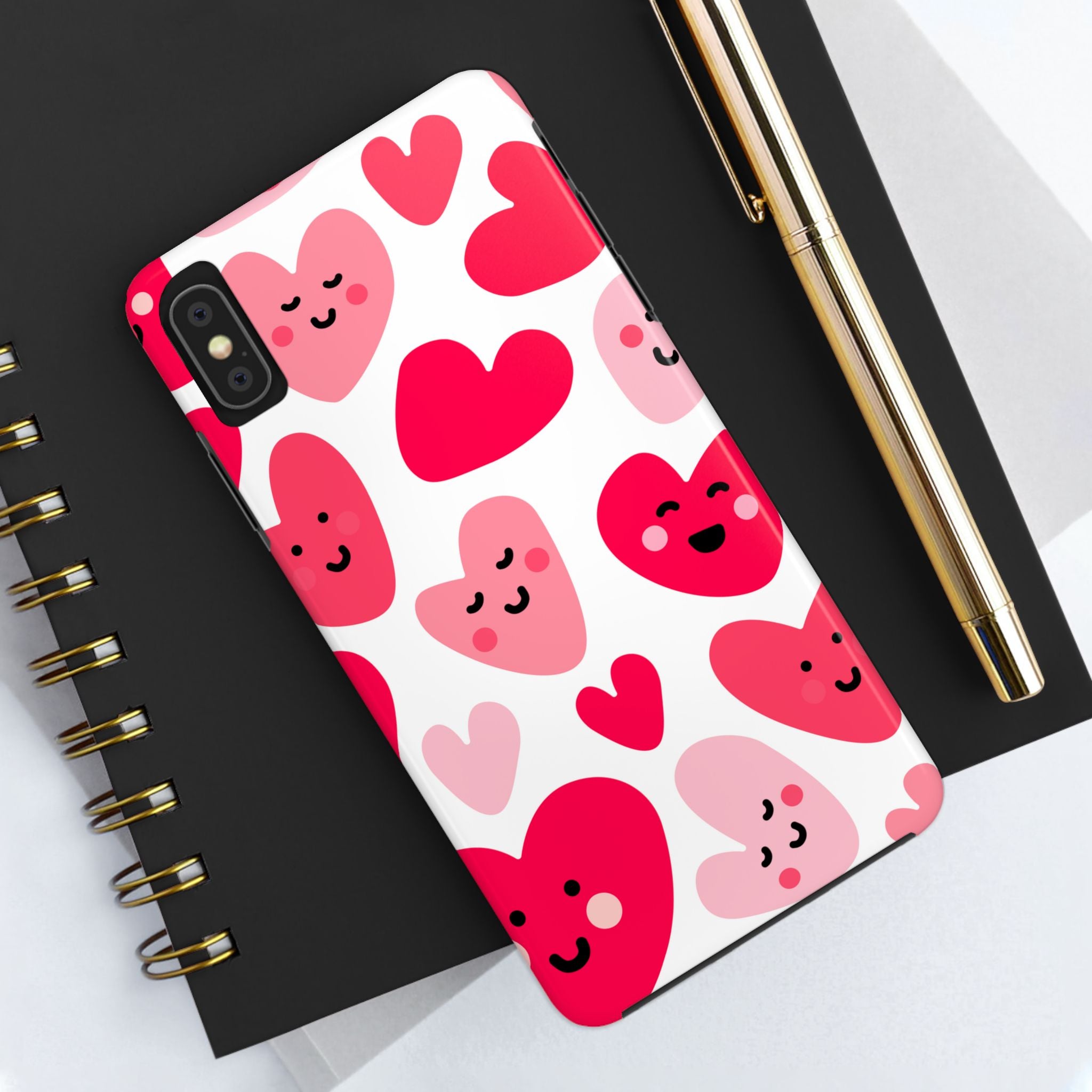 Happy Hearts Phone Case (Apple & Android)
